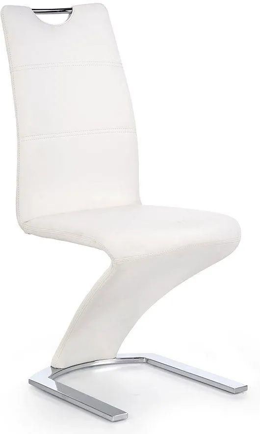 Elior Krzesło Tapicerowane Diskin Białe 2424