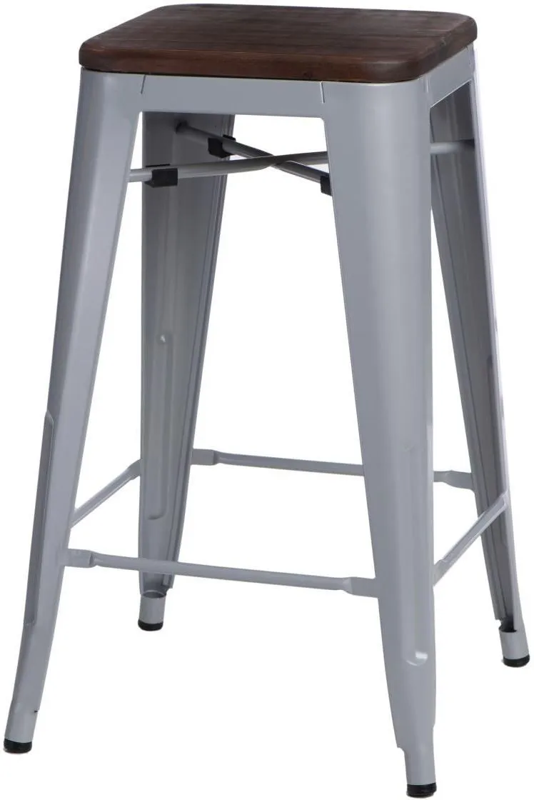 D2 Hoker Paris Wood 65 Szary Sosna Orzech (94544)